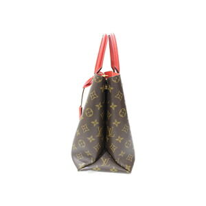 Louis Vuitton Handbag Flower Tote Coquelicot Shoulder Monogram Bag Red